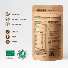 Detox Organic Smoothie Powder with Healthy Spirulina, Atlantic Dulse and Barley Grass Juice Powder, Premium Quality superfood from Europe