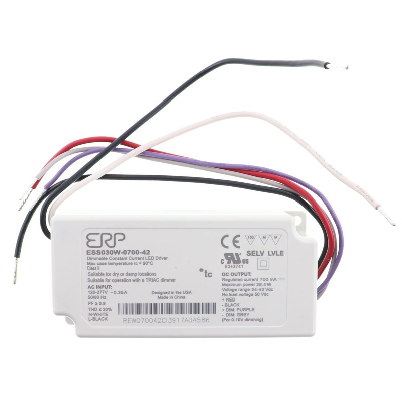ERP POWER ESS030W-0700-42 ESS030 Series 29.4 W 700 mA 42