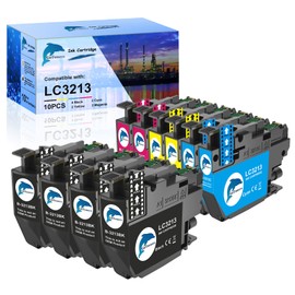 GoToners LC3213 Printer Cartridges Compatible with Brother LC3213 LC-3213 LC3211 Cartridges for DCP-J572DW DCP-J772DW DCP-J774DW MFC-J497DW MFC-J491DW MFC-J890DW MFC-J895DW (Pack of 10)