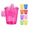 Lecute 6 Collares Vaso Neon Tequilero Shot Batucada Mardi Gras