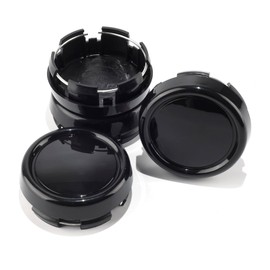 4PCS Wheel Center Caps 79MM 3.11Inch Center Caps for Ronal Penta Style Wheel C B S A E GLK SLK Wheel Center Hub Caps Cover Black Rim Hub Caps Accessories, Replace A0004000900