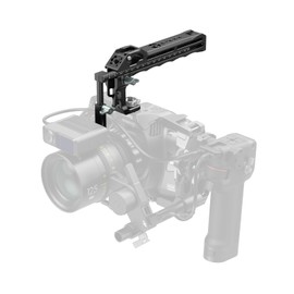 SMALLRIG Top Handle for DJI Focus Pro LiDAR, Integrated 23cm / 9.05in Measuring Scale & Telescoping Rail, Anti-Slip Grip with Cold Shoes, Locating Holes for ARRI, 1/4"-20 Threaded Holes - 5236