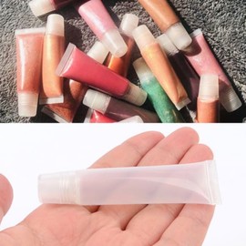 2 types of empty containers for refill lip balm, lip gloss, and BB cream decanting tubes / 리필용 립밤 립글로즈 bb크림 소분 튜브 공병 2종