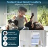 Gadgetzan 4 Pack Window Security Bars Adjustable 11"-18",Portable Short Sliding