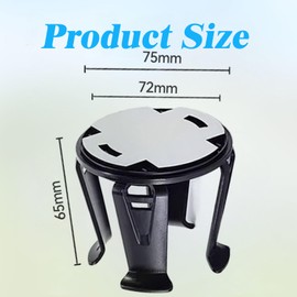 Amazleer Set of 2 Car Drink Holders, Universal Cup Bottle Holder for Driver, Passenger and Rear Seat, Drink Holder for Cans and Bottles in the Car Cup Holder (2 x Drink Holders for Car)