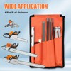 karvayna Universal Field Chainsaw File Kit, 14pcs Chain Saw File