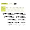 Barrel Swivel W/Safety Snap - Black 8