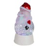 LED Lighted Color Changing Santa Christmas Snow Globe - 7"