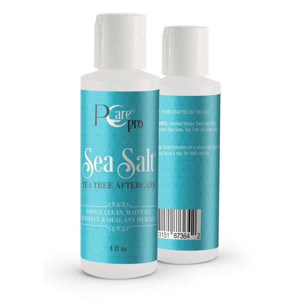 PCARE PRO Piercing Solution - Healing Sea Salts Tea Tree