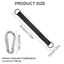 JOYOLA Swing Hanging Kit Hammock, 2 Pieces Swing Attachment Hammock Attachment Tree Swing Straps Hanging Set with 2 D-Rings for Swing Hammocks