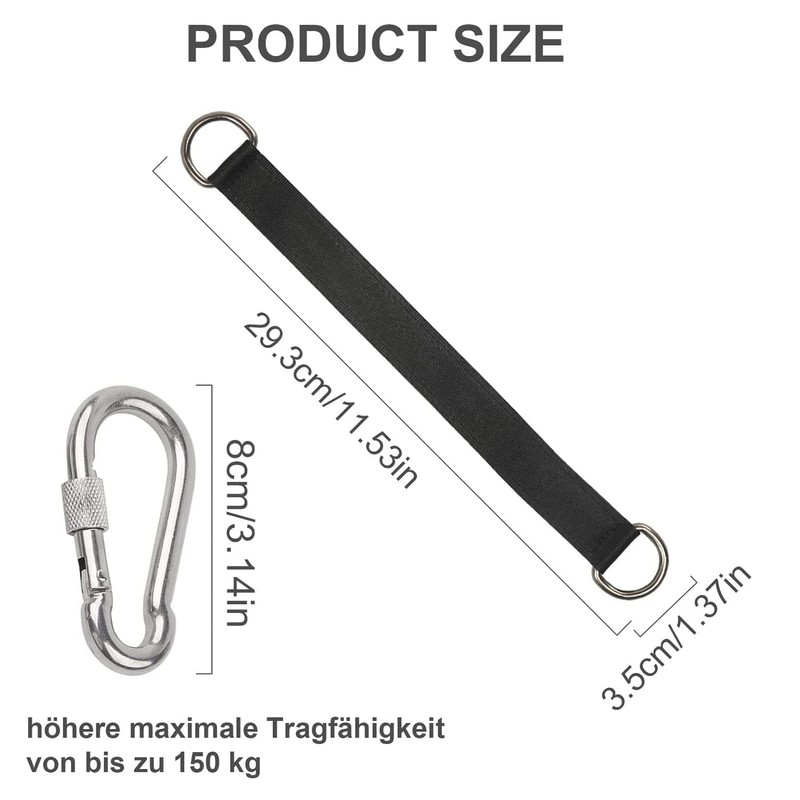 JOYOLA Swing Hanging Kit Hammock, 2 Pieces Swing Attachment Hammock