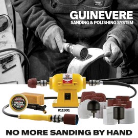 King Arthur's Tools Round Sanding Sleeves 60 grit (3-pk) Fits Inflatable Round Sander for Use with Guinevere Sanding System