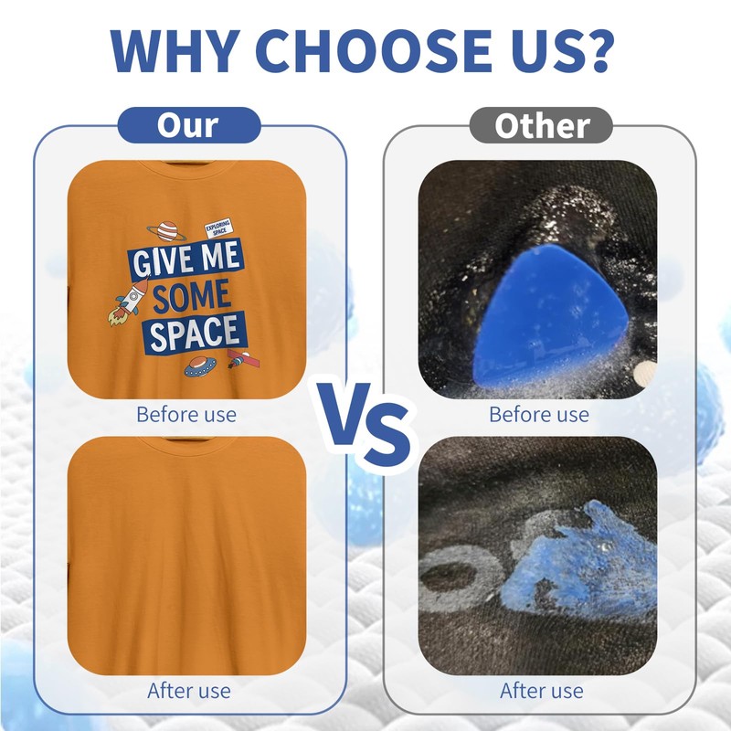 Heat Transfer Vinyl Remover for Fabrics, Rapid Remover Adhesive Remover,