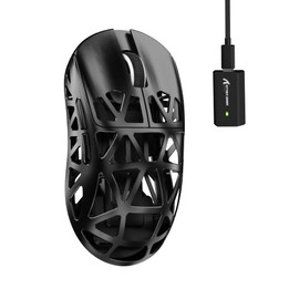 MAMBASNAKE x ATTACK SHARK R2 Magnesium Alloy Mouse, Gaming Mouse, 8k Mouse, PixArt PAW3950, Optical Sensor, 1.5 oz (43 g), Ultra Lightweight, 3 Mode Connection, Bluetooth/2.4G Wireless/USB-C Wired,