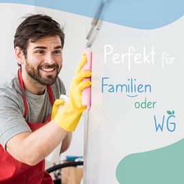 PACKLIST Household plan cleaning plan for families with children or shared apartments, 50 sheets. Household Planner Family with Tasks - Cleaning Plan for the Household, Cleaning Calendar - Household Plan Children, Household Organiser