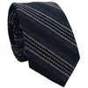BELLUNO Corbata ajustada de 2.5 pulgadas para hombre, algodón y