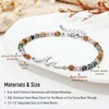 CINSKYING Natural Stone Wave Bracelet for Women, Inspirational Gift (M4)