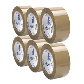 Duck Brand HP260 Tan Packaging Tape (High-Performance 3.1 Mil), 1.88-inch x 60 yards, #299009 - 6 ROLLS