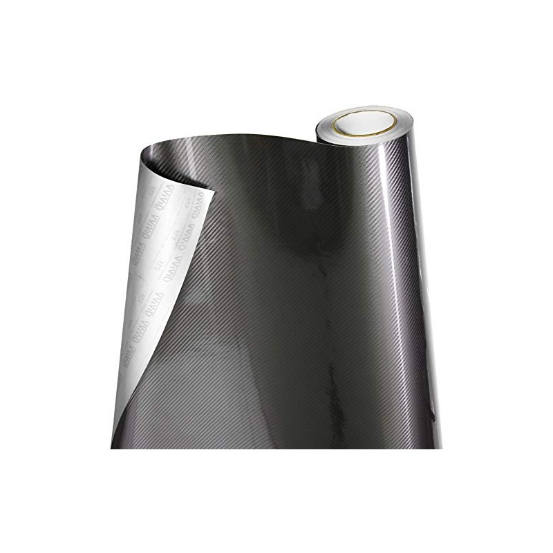 VViViD 5D High Gloss Grey Epoxy Carbon Fiber Automotive Vinyl