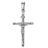 JEVELION 925 Silver Cross Pendant Jesus Christ with INRI Engraving
