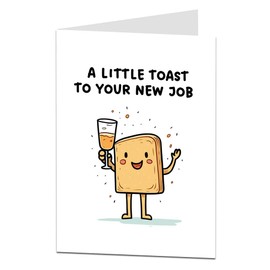 LimaLima Leaving Card For Colleagues Funny Congratulations On Your New Job Sorry To See You Leave For Men Women Work Bestie