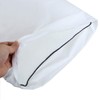 mookaitedecor 100% Cotton 400 Thread Count Pillow Cases 46x74x2 White