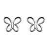SOFIA MILANI - Women's Earrings 925 Silver - Butterfly Stud