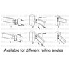KASTFORCE 40pcs Deck Railing Brackets Connectors with 320 pcs Rust-Free