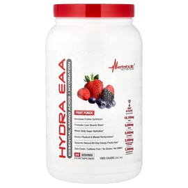 Metabolic Nutrition Hydra EAA Fruit Punch Flavor 1 000 g (35.2 oz) Nutrition, Metabolic Nutrition, 1 Piece / Metabolic Nutrition 하이드라 EAA 과일 펀치 맛 1 000g(35.2oz) Nutrition (메타볼릭 뉴트리션), Metabolic Nutrition (메타볼릭 뉴트리션, 1개