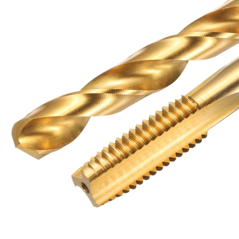 sourcing map Tap and Drill Bit Set, 1pcs M10 x