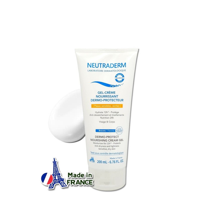 Nutraderm Nourishing Gel Cream 400ml+200ml Total 600ml Dermo Protect Gel