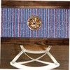 WHAMVOX 4th of July Decorative Table Cloth Star Strip Pattern