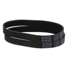 uxcell 160J8 PJ V-Ribbed Belt 8 Ribs 16" Length x 0.74" Width x 0.14" Thick, EPDM Poly V Belt, Industrial Transmission Serpentine Belt, 2pcs