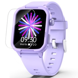 Kids Watches for Girls Boys, Fitness Tracker with Heart Rate, IP68 Waterproof, Step Counter Vibration Alarm Clock, Sleep Monitor, Smart Watch Gift for Girls Boys Teens 6-16