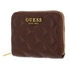 GUESS Giully SLG Small Zip Around Wallet Burgundy, burgundy, Modern