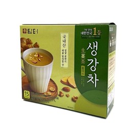 Damteo 담터 생강차 플러스 15스틱 전통차 한방차 생강 Damtuh Ginger Tea Plus 15 Sticks Traditional Herbal Tea Ginger
