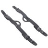 1Pair Diving Adjustable Scuba Diving Fins Straps Accessory (L)