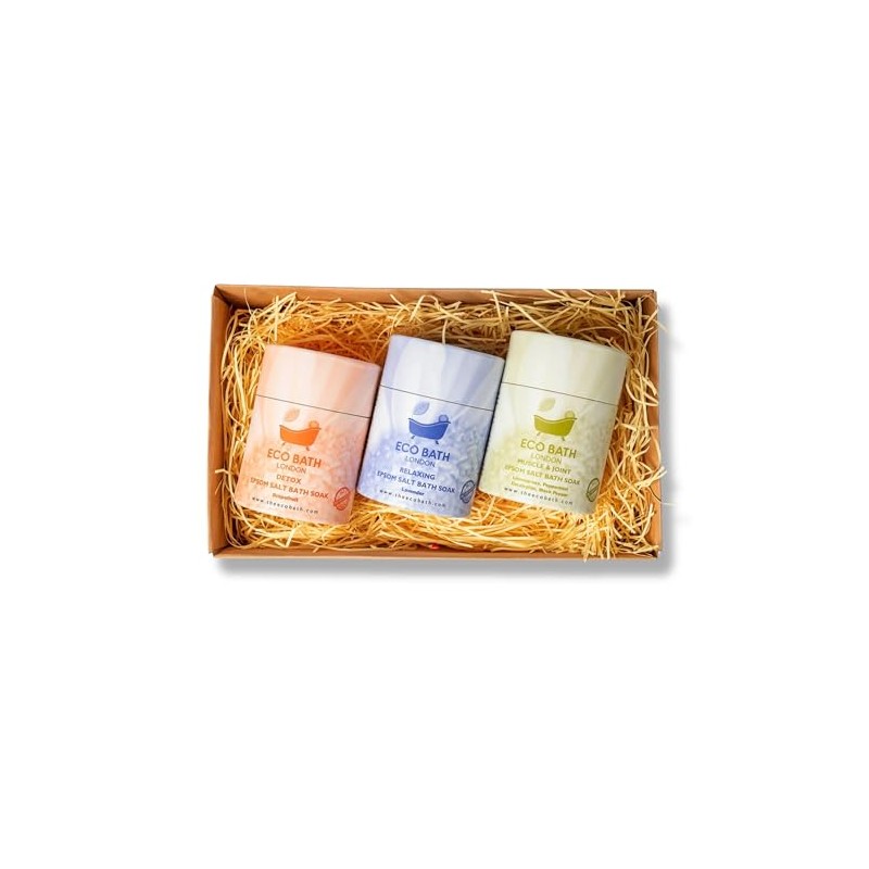 Eco Bath London Epsom Salt Gift Set - 3 x