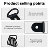 8 Pcs Tie Down Anchor Auto Car, Trailer D Rings