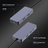 USB C Hub, AYCLIF Docking Station, 6-in-1 USB-C Adapter with