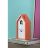 Karlsson Bright Orange Modern Cuckoo Alarm Clock
