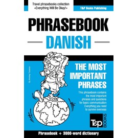 English-Danish phrasebook and 3000-word topical vocabulary
