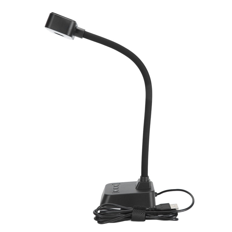 4K USB Document Camera 360 Deg Rotatable Lens Auto Focus
