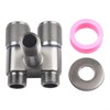 G1/2 Double Control Angle Valve 1 In 2 Out Alloy
