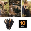 Fiskars 1003478 Gardening Gloves Size 8-S Black / Orange, Garden,