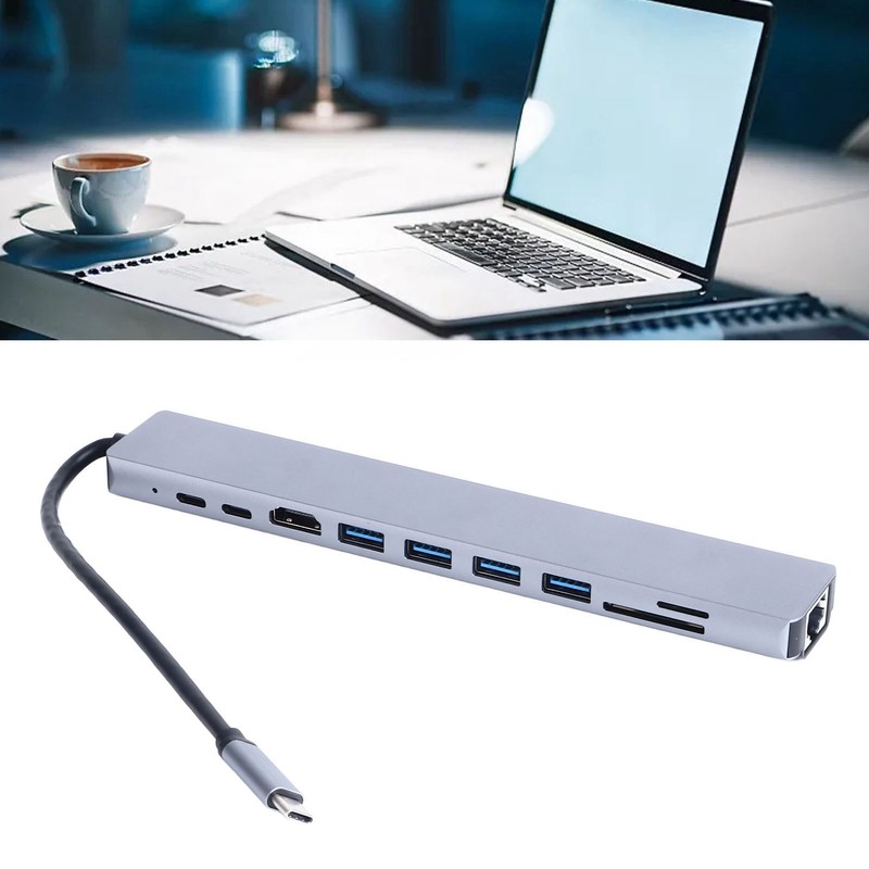 Docking Station Multi Function Multiport Aluminum Alloy High Transmission Speed