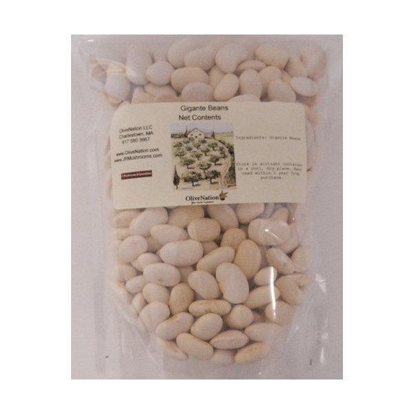OliveNation Gigante Beans, Dried Greek Giant Bean, Nutritious High Fiber