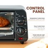 Elite Gourmet ETO236 Personal Compact 2 Slice Countertop Toaster Oven