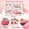 HLNIUC Large Removable Valentine Wall Decals (35”X24”)Valentine's Day Room Stickers