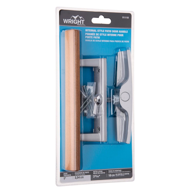 Wright Products - Surface Mounted Replacement Wooden Handle Sliding Patio